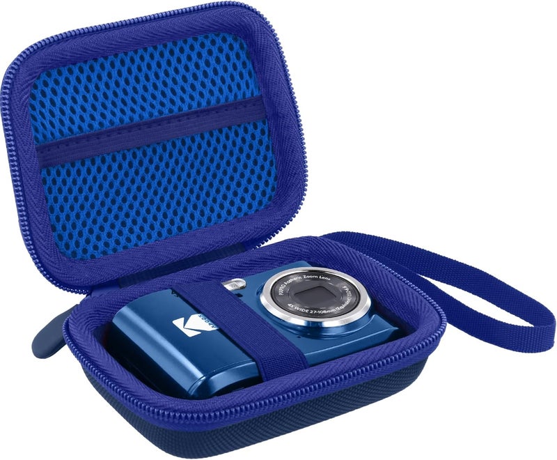 Baval for KODAK PIXPRO Friendly Zoom FZ55/FZ45/FZ43 16MP Digital Camera Hard Carrying Storage Case(Only Blue Case) - Image 2